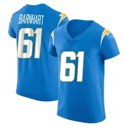 Men's Karsen Barnhart Los Angeles Chargers Alternate Vapor Untouchable Jersey - Blue Elite