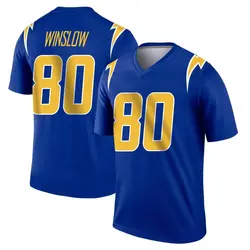 Men's Kellen Winslow Los Angeles Chargers 2nd Alternate Jersey - Royal Legend