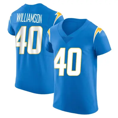 Men's Kendall Williamson Los Angeles Chargers Alternate Vapor Untouchable Jersey - Blue Elite