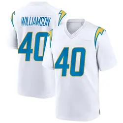 Men's Kendall Williamson Los Angeles Chargers Jersey - White Game