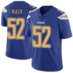 Men's Khalil Mack Los Angeles Chargers Color Rush Vapor Untouchable Jersey - Royal Limited