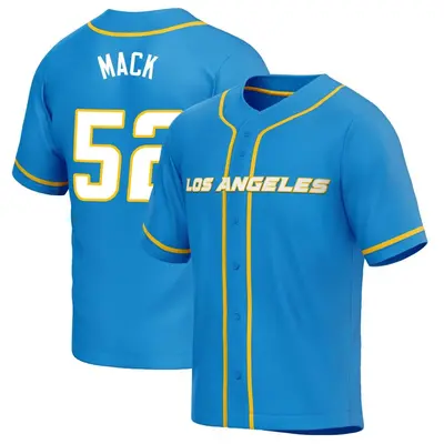 Khalil Mack 52 Los Angeles Chargers Youth Game Jersey - Powder Blue -  Bluefink