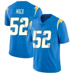 Men's Khalil Mack Los Angeles Chargers Powder Vapor Untouchable Alternate Jersey - Blue Limited