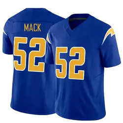 Men's Khalil Mack Los Angeles Chargers Vapor F.U.S.E. Jersey - Royal Limited