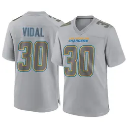 Men's Kimani Vidal Los Angeles Chargers Atmosphere Fashion Jersey - Gray Game