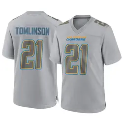 Men's LaDainian Tomlinson Los Angeles Chargers Atmosphere Fashion Jersey - Gray Game