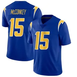 Men's Ladd McConkey Los Angeles Chargers 2nd Alternate Vapor Jersey - Royal Limited