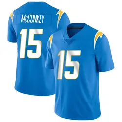 Men's Ladd McConkey Los Angeles Chargers Powder Vapor Untouchable Alternate Jersey - Blue Limited