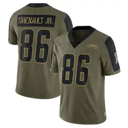 Men's Laviska Shenault Jr. Los Angeles Chargers 2021 Salute To Service Jersey - Olive Limited