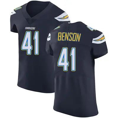 Men's Luke Benson Los Angeles Chargers Team Color Vapor Untouchable Jersey - Navy Blue Elite