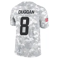 Men's Max Duggan Los Angeles Chargers 2024 Salute to Service Jersey - Arctic Camo Limited