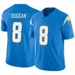 Men's Max Duggan Los Angeles Chargers Powder Vapor F.U.S.E. Jersey - Blue Limited