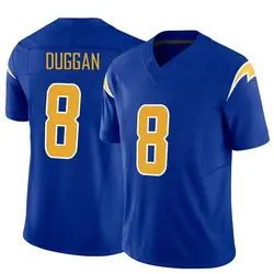 Men's Max Duggan Los Angeles Chargers Vapor F.U.S.E. Jersey - Royal Limited