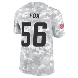 Men's Morgan Fox Los Angeles Chargers 2024 Salute to Service Jersey - Arctic Camo Limited