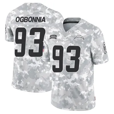 Men's Otito Ogbonnia Los Angeles Chargers 2024 Salute to Service Jersey - Arctic Camo Limited