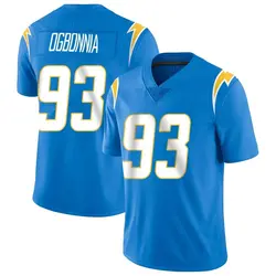 Men's Otito Ogbonnia Los Angeles Chargers Powder Vapor Untouchable Alternate Jersey - Blue Limited