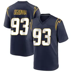 Men's Otito Ogbonnia Los Angeles Chargers Team Color Jersey - Navy Game