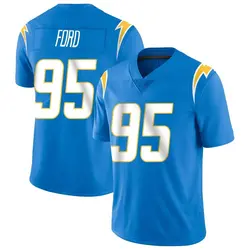 Men's Poona Ford Los Angeles Chargers Powder Vapor Untouchable Alternate Jersey - Blue Limited