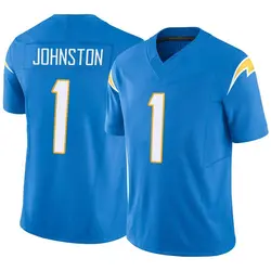 Men's Quentin Johnston Los Angeles Chargers Powder Vapor F.U.S.E. Jersey - Blue Limited