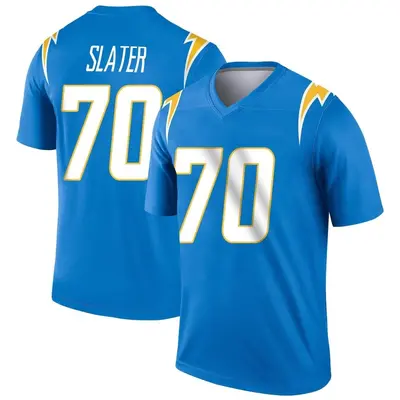 Men's Rashawn Slater Los Angeles Chargers Powder Jersey - Blue Legend