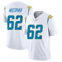 Men's Sam Mustipher Los Angeles Chargers Vapor Untouchable Jersey - White Limited