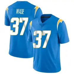 Men's Shaun Wade Los Angeles Chargers Powder Vapor Untouchable Alternate Jersey - Blue Limited