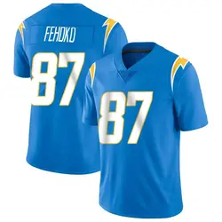 Men's Simi Fehoko Los Angeles Chargers Powder Vapor Untouchable Alternate Jersey - Blue Limited