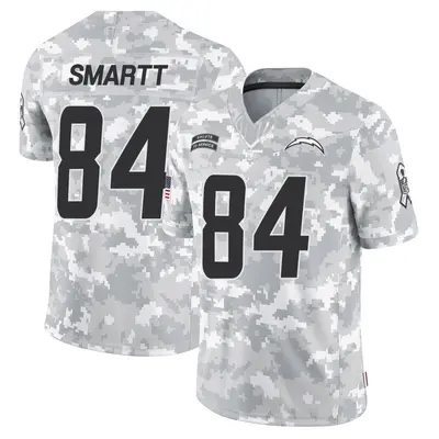 Men's Stone Smartt Los Angeles Chargers 2024 Salute to Service Jersey - Arctic Camo Limited