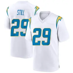 Men's Tarheeb Still Los Angeles Chargers Jersey - White Game