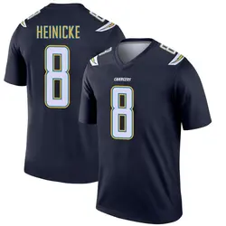 Men's Taylor Heinicke Los Angeles Chargers Jersey - Navy Legend