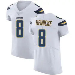 Men's Taylor Heinicke Los Angeles Chargers Vapor Untouchable Jersey - White Elite