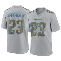 Men's Tony Jefferson Los Angeles Chargers Atmosphere Fashion Jersey - Gray Game