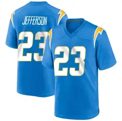 Men's Tony Jefferson Los Angeles Chargers Powder Alternate Jersey - Blue Game