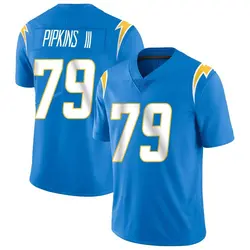 Men's Trey Pipkins III Los Angeles Chargers Powder Vapor Untouchable Alternate Jersey - Blue Limited