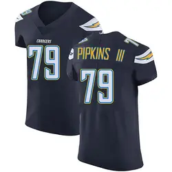 Men's Trey Pipkins III Los Angeles Chargers Team Color Vapor Untouchable Jersey - Navy Blue Elite