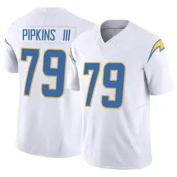 Men's Trey Pipkins III Los Angeles Chargers Vapor F.U.S.E. Jersey - White Limited