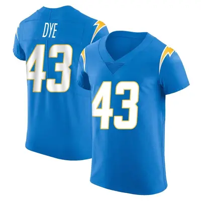 Men's Troy Dye Los Angeles Chargers Alternate Vapor Untouchable Jersey - Blue Elite