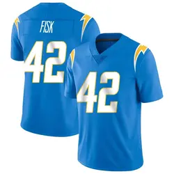 Men's Tucker Fisk Los Angeles Chargers Powder Vapor Untouchable Alternate Jersey - Blue Limited