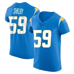 Men's Ty Shelby Los Angeles Chargers Alternate Vapor Untouchable Jersey - Blue Elite