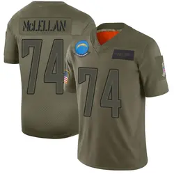 Men's Tyler McLellan Los Angeles Chargers 2019 Salute to Service Jersey - Camo Limited