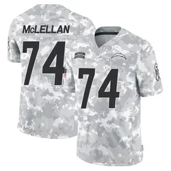 Men's Tyler McLellan Los Angeles Chargers 2024 Salute to Service Jersey - Arctic Camo Limited