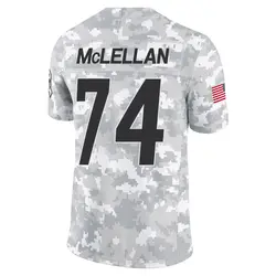 Men's Tyler McLellan Los Angeles Chargers 2024 Salute to Service Jersey - Arctic Camo Limited