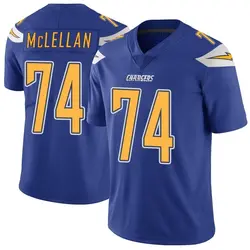 Men's Tyler McLellan Los Angeles Chargers Color Rush Vapor Untouchable Jersey - Royal Limited