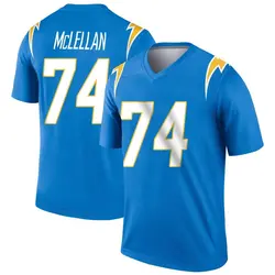 Men's Tyler McLellan Los Angeles Chargers Powder Jersey - Blue Legend