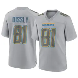 Men's Will Dissly Los Angeles Chargers Atmosphere Fashion Jersey - Gray Game