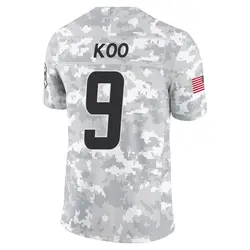 Men's Younghoe Koo Los Angeles Chargers 2024 Salute to Service Jersey - Arctic Camo Limited