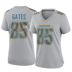 Women's Antonio Gates Los Angeles Chargers Atmosphere Fashion Jersey - Gray Game