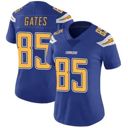 Women's Antonio Gates Los Angeles Chargers Color Rush Vapor Untouchable Jersey - Royal Limited