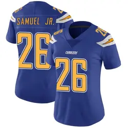 Women's Asante Samuel Jr. Los Angeles Chargers Color Rush Vapor Untouchable Jersey - Royal Limited