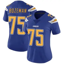 Women's Bradley Bozeman Los Angeles Chargers Color Rush Vapor Untouchable Jersey - Royal Limited